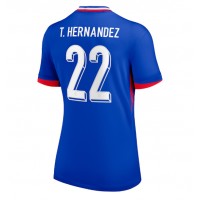 Fotbalové Dres Francie Theo Hernandez #22 Dámské Domácí ME 2024 Krátký Rukáv